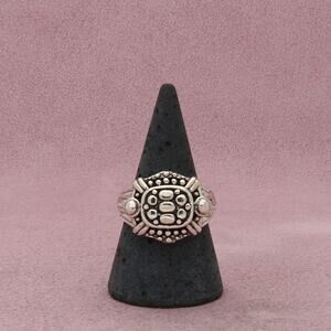 ⚡️reserved⚡️ sterling silver chunky pebbled ring size 9